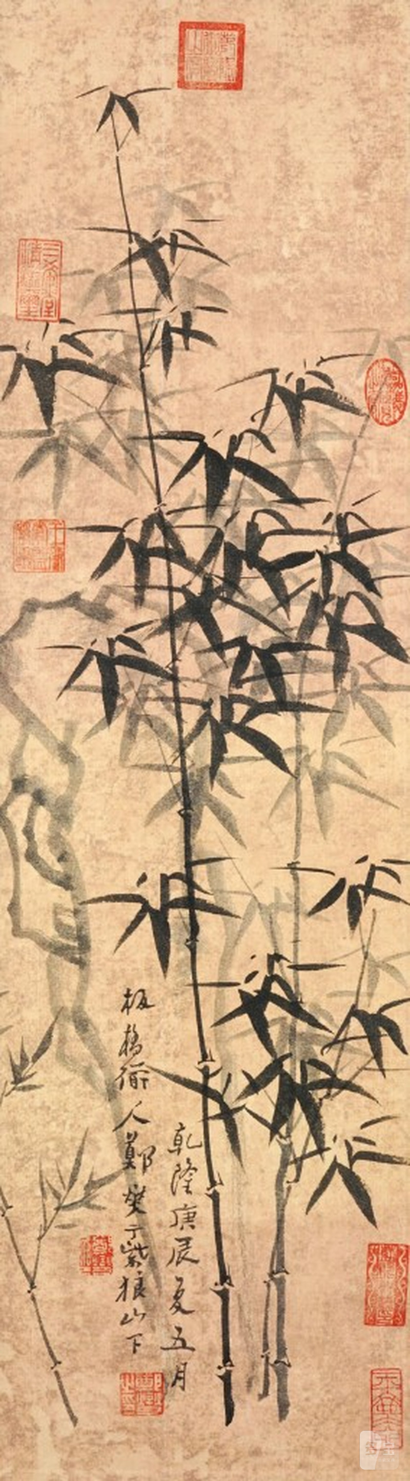    鄭板橋 竹石圖